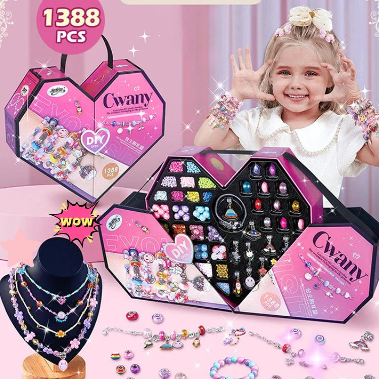 🎅Early Christmas Sale🎁 Girls Charm Bracelet Making Kit
