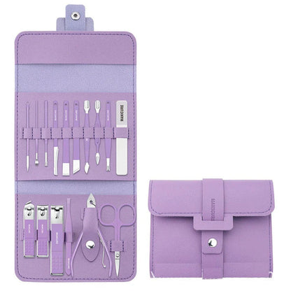 Good-Looking Foldable Stainless Steel Nail Clipper Set